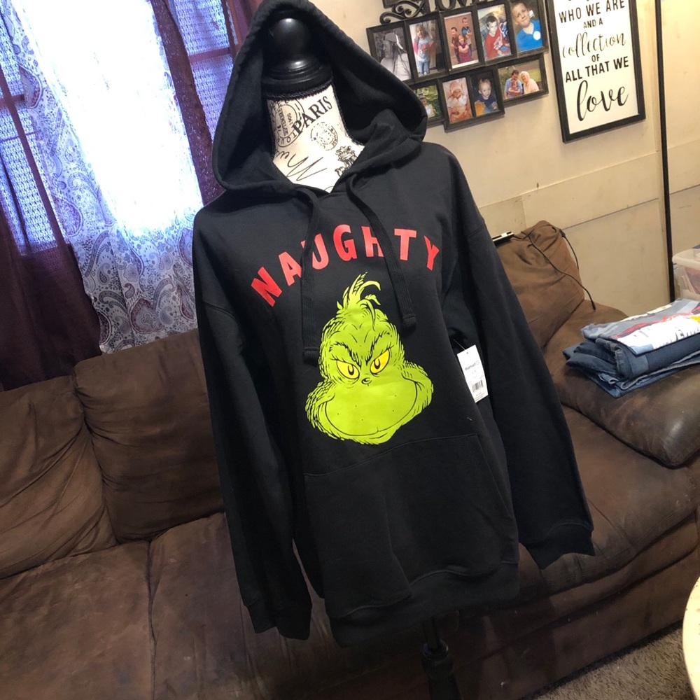 The grinch naughty hoodie